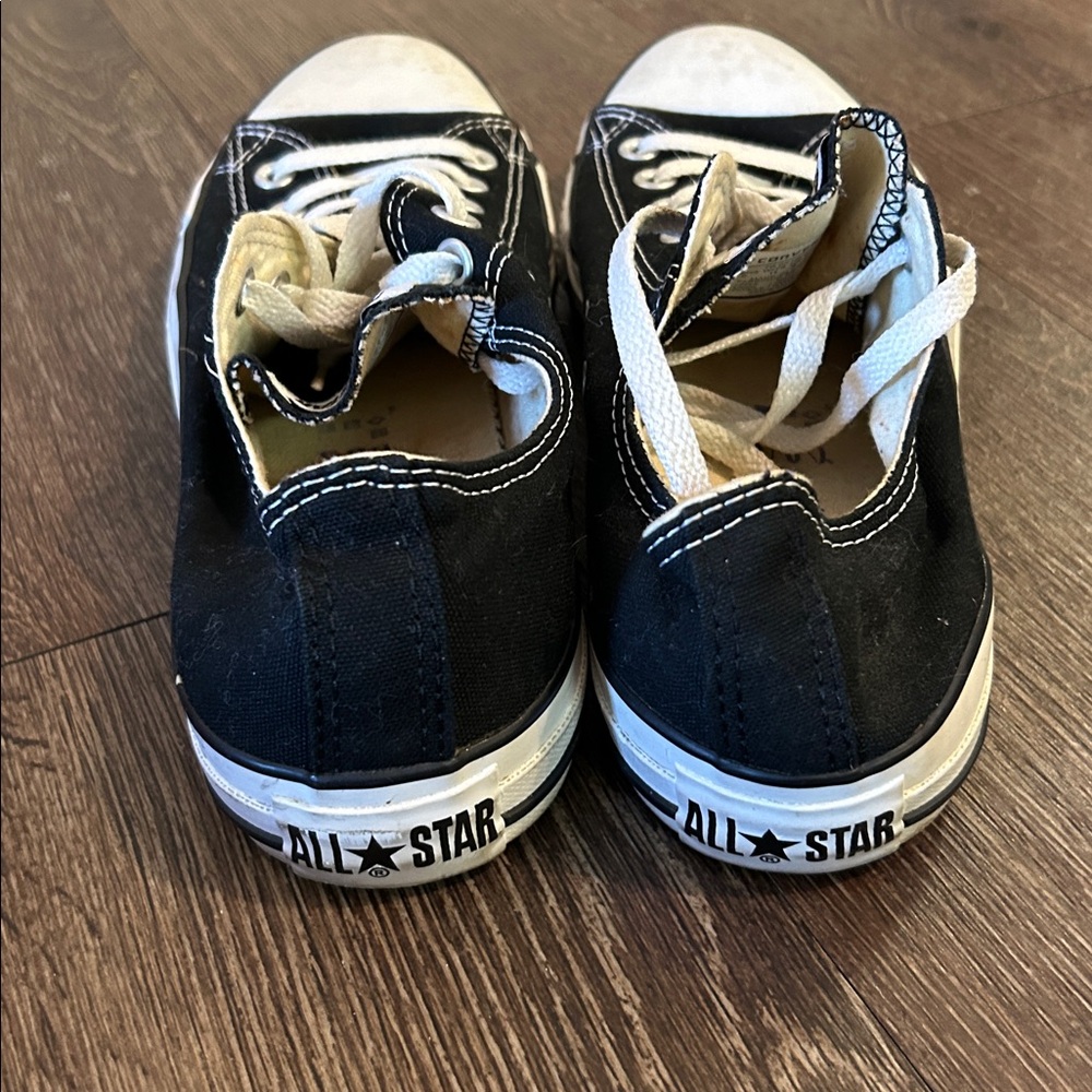 Converse ALL STARS Black Canvas Sneakers, SIZE 11 Womens - Picture 2 of 5